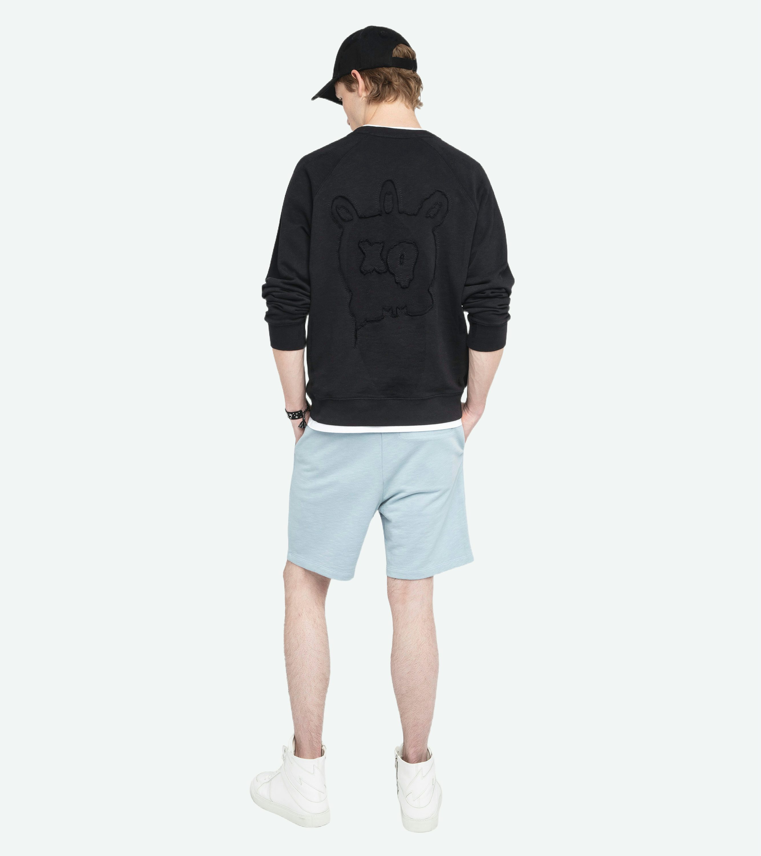 Short Pablo - Kurze Shorts aus Sweatshirt-Stoff.